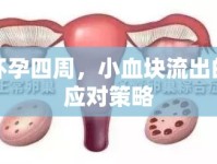 懷孕四周，小血塊流出的應對策略