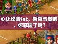 心計攻略txt，智謀與策略，你掌握了嗎？