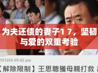 為夫還債的妻子1 7，堅韌與愛的雙重考驗