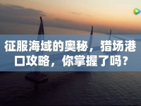 征服海域的奧秘，獵場港口攻略，你掌握了嗎？
