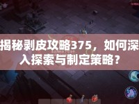 揭秘剝皮攻略375，如何深入探索與制定策略？