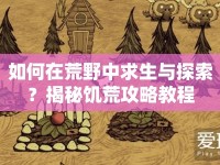 如何在荒野中求生與探索？揭秘饑荒攻略教程