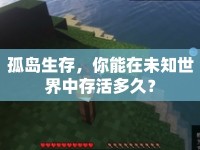 孤島生存，你能在未知世界中存活多久？
