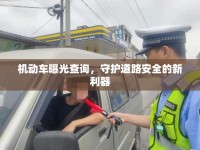 機動車曝光查詢，守護道路安全的新利器