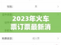 2023年火車(chē)票訂票最新消息與查詢指南，智行未來(lái)