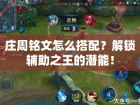 莊周銘文怎么搭配？解鎖輔助之王的潛能！