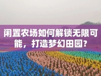 閑置農(nóng)場(chǎng)如何解鎖無(wú)限可能，打造夢(mèng)幻田園？