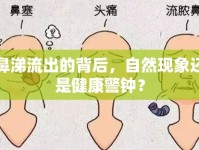 鼻涕流出的背后，自然現(xiàn)象還是健康警鐘？