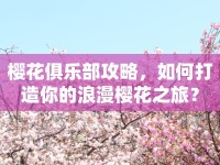 櫻花俱樂(lè)部攻略，如何打造你的浪漫櫻花之旅？