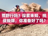 荒野行嗎？探索未知，挑戰(zhàn)極限，你準(zhǔn)備好了嗎？