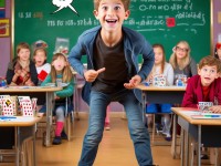 12歲學生邁開腿打撲克，你猜他學會了什么？家長該不該管？