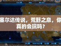 塞爾達(dá)傳說(shuō)，荒野之息，你真的會(huì)玩嗎？