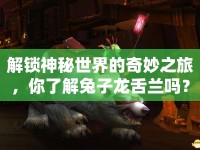 解鎖神秘世界的奇妙之旅，你了解兔子龍舌蘭嗎？