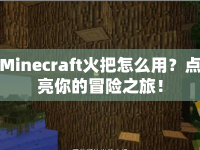 Minecraft火把怎么用？點亮你的冒險之旅！