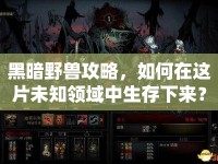黑暗野獸攻略，如何在這片未知領(lǐng)域中生存下來？
