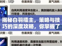 揭秘白羽擂主，策略與技巧的深度攻略，你掌握了嗎？