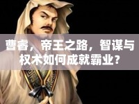 曹睿，帝王之路，智謀與權(quán)術(shù)如何成就霸業(yè)？