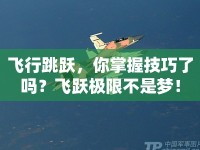 飛行跳躍，你掌握技巧了嗎？飛躍極限不是夢！