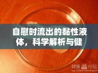 自慰時流出的黏性液體，科學解析與健康指南