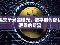 黑夾子錄音曝光，數(shù)字時代隱私泄露的暗流