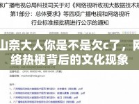 山奈大人你是不是欠c了，網(wǎng)絡(luò)熱梗背后的文化現(xiàn)象