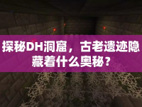 探秘DH洞窟，古老遺跡隱藏著什么奧秘？