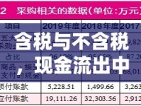含稅與不含稅，現(xiàn)金流出中的智慧抉擇