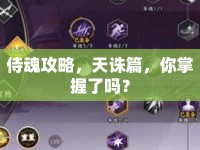 侍魂攻略，天誅篇，你掌握了嗎？