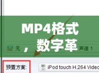 MP4格式，數(shù)字革命的浪潮與未來(lái)展望