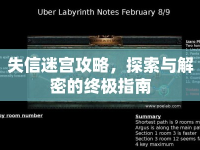 失信迷宮攻略，探索與解密的終極指南
