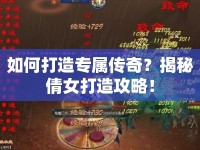 如何打造專屬傳奇？揭秘倩女打造攻略！