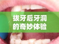 拔牙后牙洞的奇妙體驗，當感覺有東西流出的那一刻