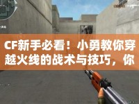 CF新手必看！小勇教你穿越火線的戰(zhàn)術(shù)與技巧，你也能成為高手？