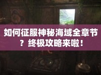 如何征服神秘海域全章節(jié)？終極攻略來啦！