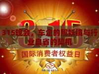 315晚會，車企的照妖鏡與行業(yè)自省的契機