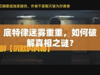 底特律迷霧重重，如何破解真相之謎？