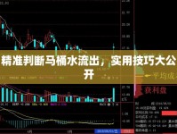 精準(zhǔn)判斷馬桶水流出，實用技巧大公開