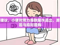 建議，小便時用力導(dǎo)致屎水流出，原因與應(yīng)對措施