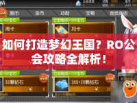 如何打造夢(mèng)幻王國？RO公會(huì)攻略全解析！
