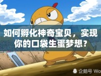 如何孵化神奇寶貝，實(shí)現(xiàn)你的口袋生蛋夢(mèng)想？