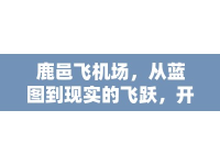 鹿邑飛機(jī)場，從藍(lán)圖到現(xiàn)實的飛躍，開啟建設(shè)新篇章