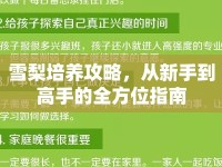 雪梨培養(yǎng)攻略，從新手到高手的全方位指南