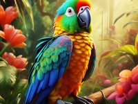 Wow花羽鸚鵡：你見過會說話的鸚鵡嗎？它還能做什么？
