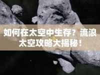 如何在太空中生存？流浪太空攻略大揭秘！