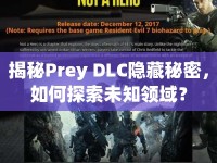 揭秘Prey DLC隱藏秘密，如何探索未知領(lǐng)域？