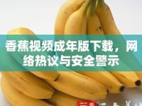 香蕉視頻成年版下載，網(wǎng)絡(luò)熱議與安全警示