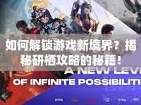 如何解鎖游戲新境界？揭秘研棲攻略的秘籍！