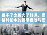 受不了太用力了好深，網(wǎng)絡(luò)討論中的情感宣泄與理性邊界
