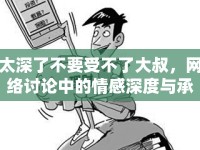 太深了不要受不了大叔，網(wǎng)絡(luò)討論中的情感深度與承受力