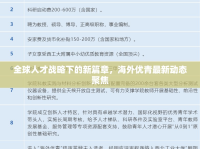 全球人才戰(zhàn)略下的新篇章，海外優(yōu)青最新動態(tài)聚焦